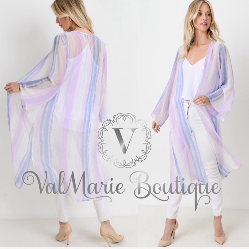 LAST! Sheer pastel kimono